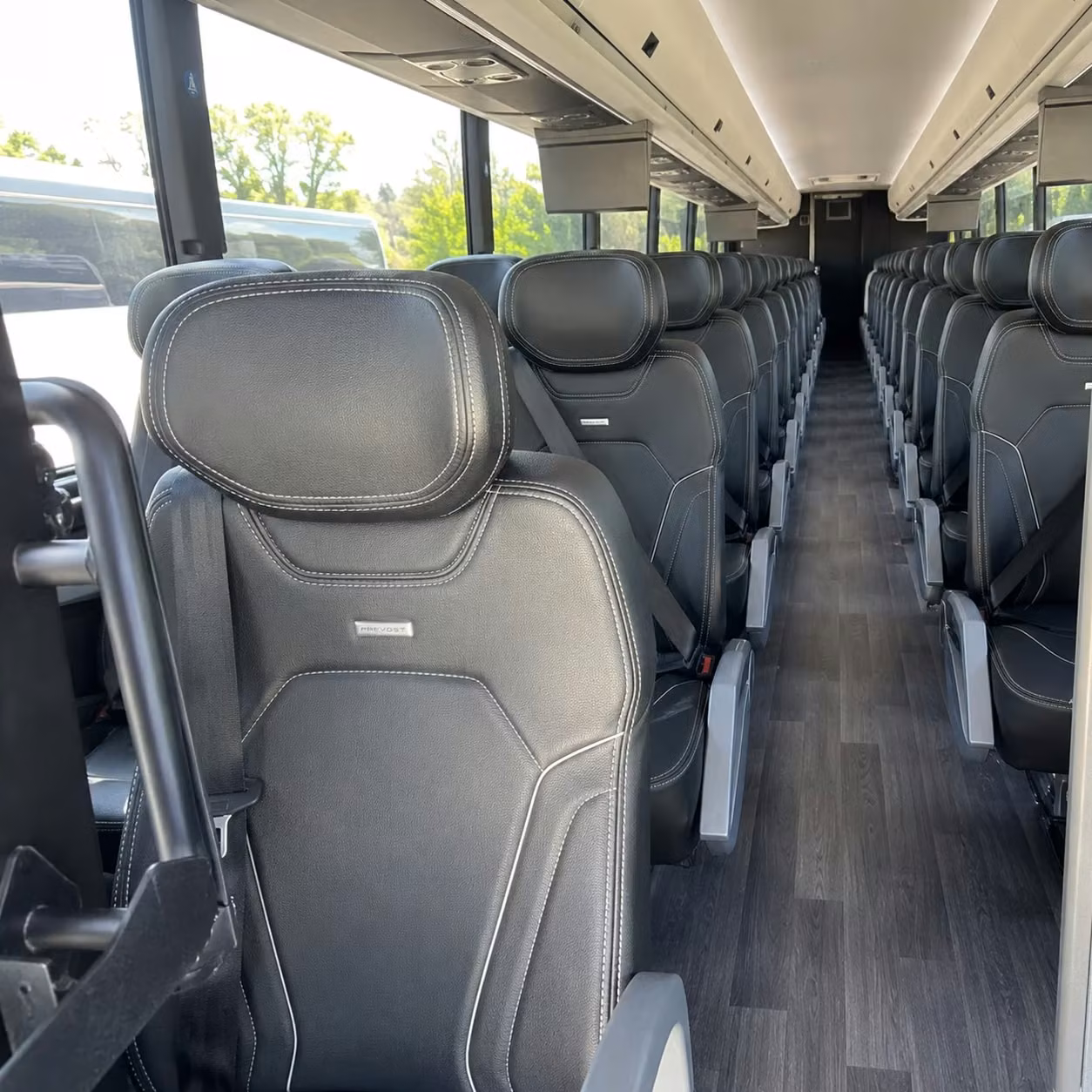 norwalk charter bus rental inside