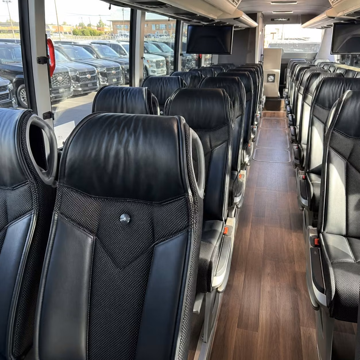 norwalk charter bus rental interior