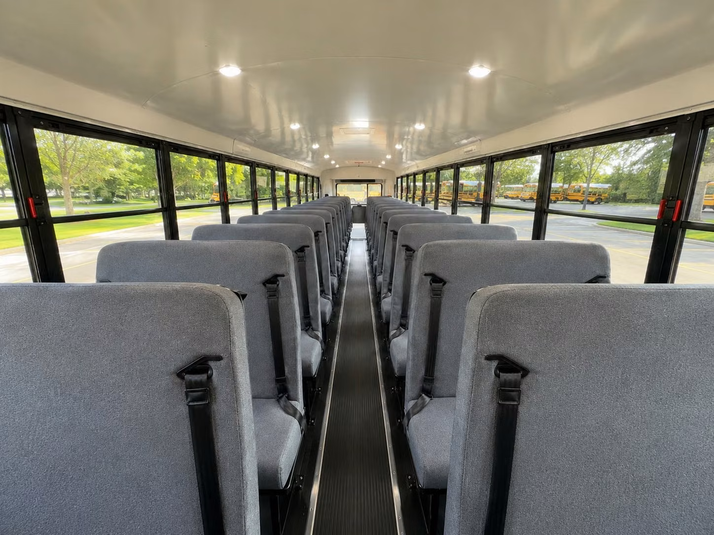 school bus interior